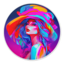 Neon Pop Art Portrait