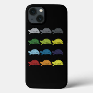 Neon Pop Art Retro-Schildkröte Geschenkidee Case-Mate iPhone Hülle