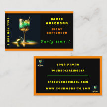 Neon Populäres Party Zeit Personalisiert Beruflich