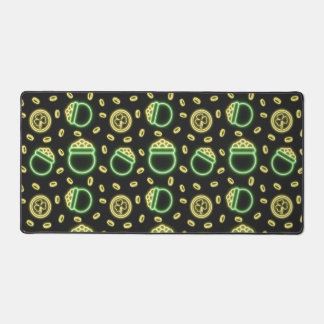 Neon Pot Of Luck Schreibtischunterlage