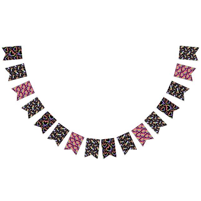 Neon Pride Wimpelkette (Alle)