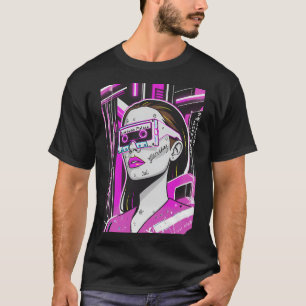„NEON PROTOCOL: Der Glitch-geborene Straßenorakel“ T-Shirt