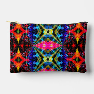 Neon Psychedelic Accessory Bag Zubehörtasche