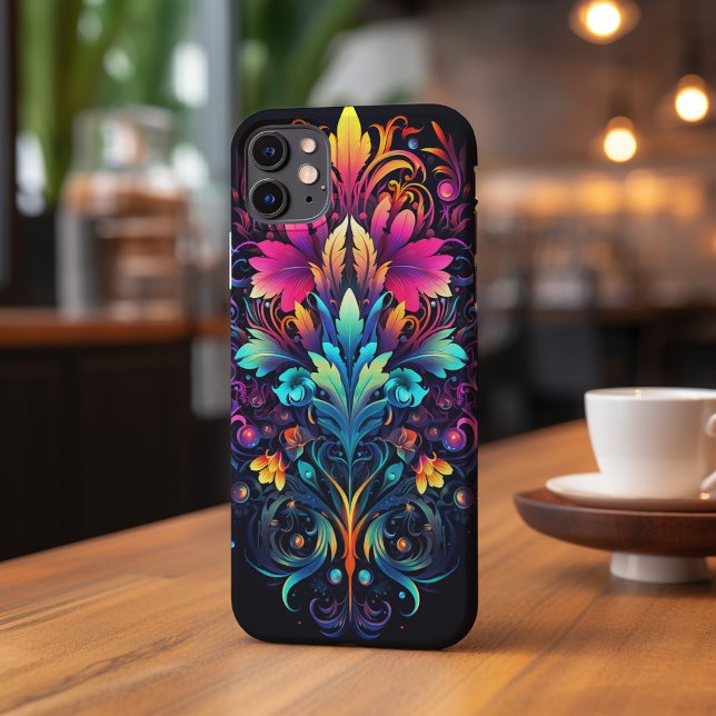Neon Psychedelic Decopunk Design Nr. 900 Case-Mate iPhone Hülle (Von Creator hochgeladen)