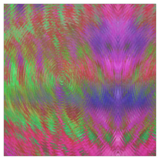 Neon Psychedelic Geometric Stoff