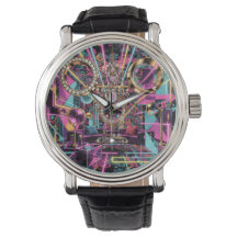 Neon Psychedelic Luxury Lounge Art