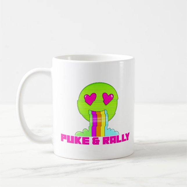 Neon Puke & Rally Classic Tasse | Party Comeback (Links)
