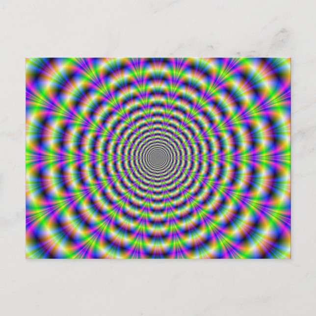 Neon Puls Postkarte (Vorderseite)