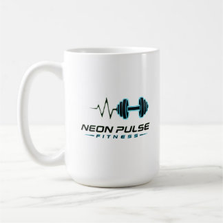 Neon Pulse Fitness Herzschlag-Hantel Modernes Fitn Kaffeetasse