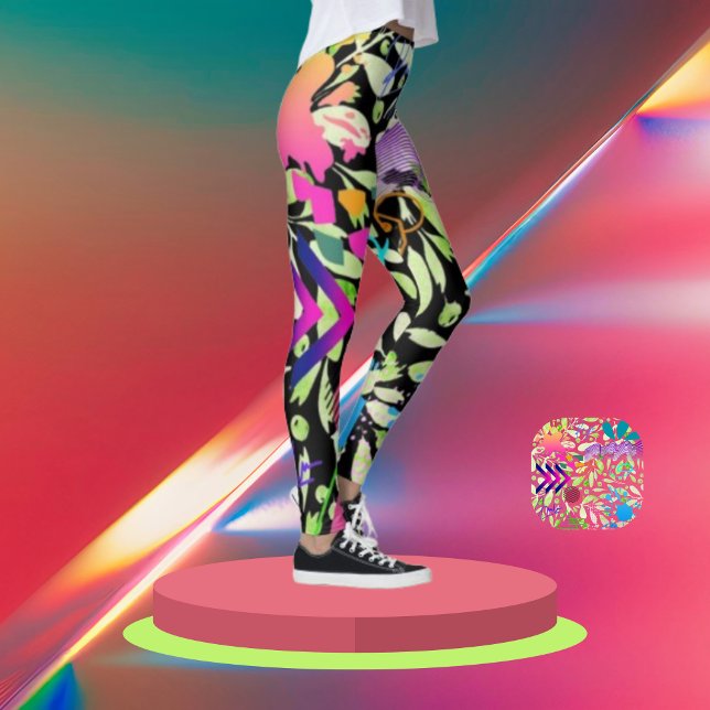 Neon Pulssignatur Leggings (Von Creator hochgeladen)