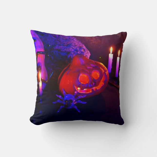 Neon pumpkins kissen (Vorderseite)