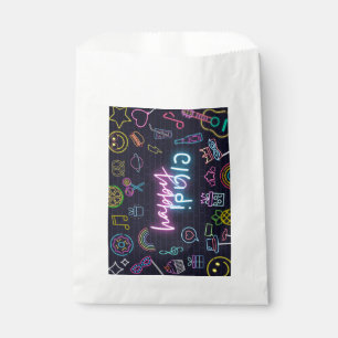 Neon Purim Geschenktütchen