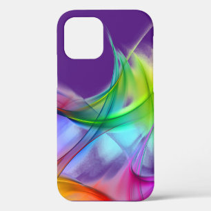 Neon Rainbow Abstract Design Case-Mate iPhone Case