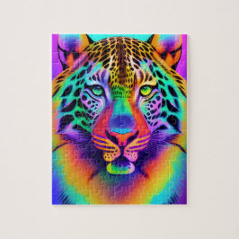 Neon Rainbow Leopard
