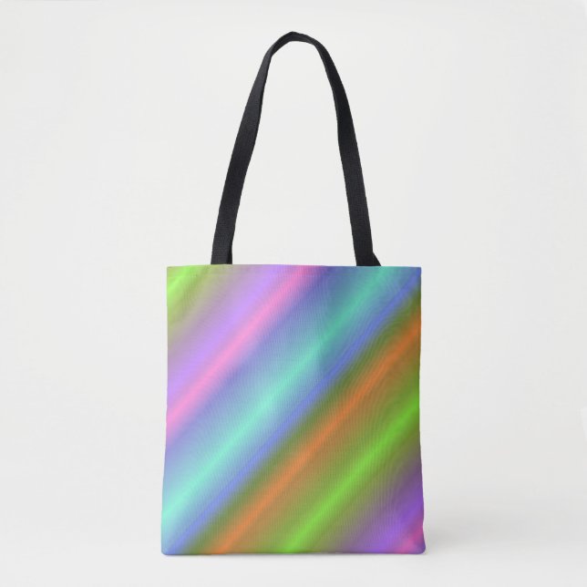 Neon Regenbogenbeutel Tasche (Vorderseite)