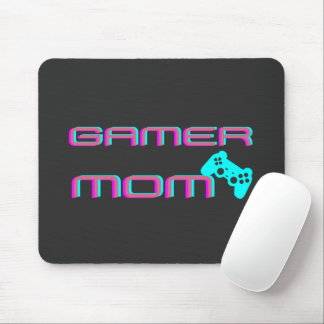 Neon-Retro-Gamer-Mama Mousepad