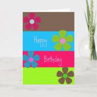 Neon Retro Happy Birthday