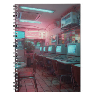 Neon Retro Internet Café Carnet