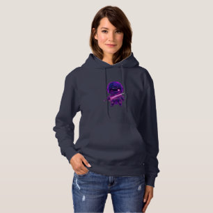Neon Robotic Ninja - Niedlicher Cyberpunk-Stil Hoodie