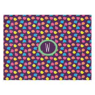 Neon Rose Tablette Tischdecke