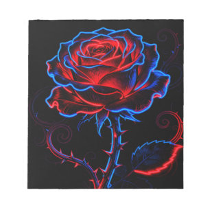 Neon-Rosen-Notizblock Notizblock