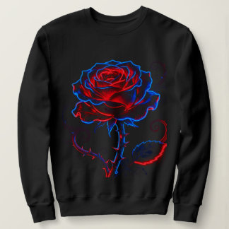 Neon-Rosen-Sweatshirt Sweatshirt