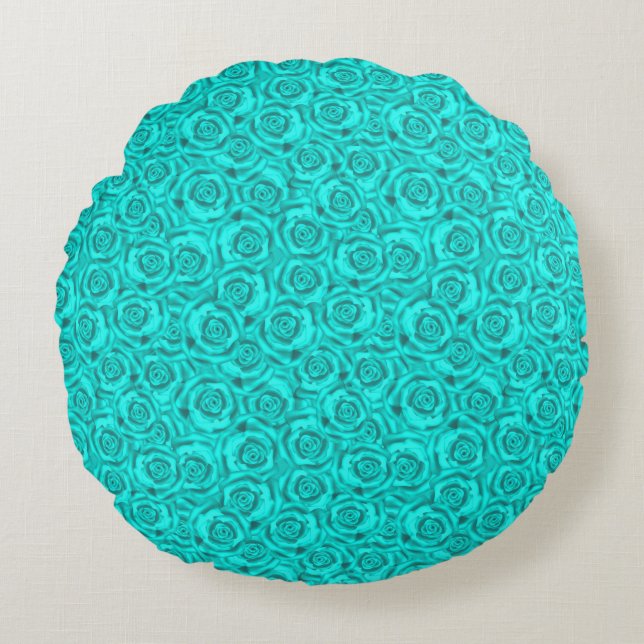 Neon Rundes Kissen (Vorderseite)