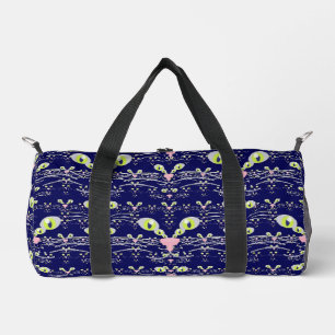 Neon-Schneebärte und Mitternachtsblau Tasse Duffle Bag