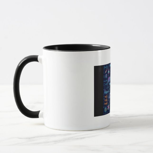Neon Science Equations Coffee Mug | Physics Math S Tasse (Links)