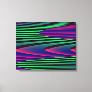 Neon Seas Canvas Print Leinwanddruck