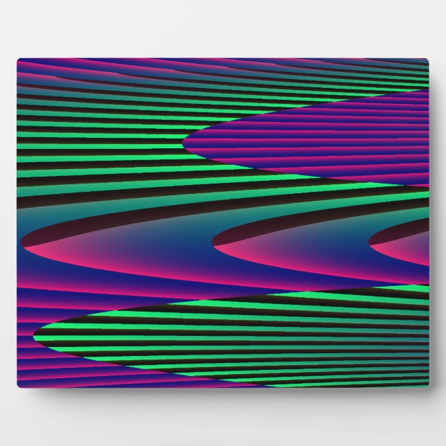 Neon Seas Plaque Fotoplatte (Vorderseite)