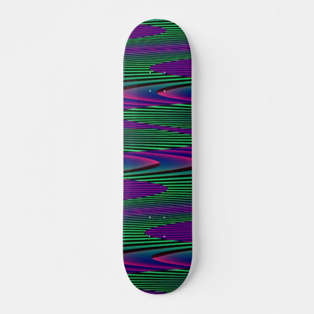 Neon Seas Skateboard (Vorne)
