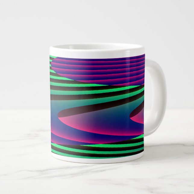 Neon Seas Tasse (Vorderseite Rechts)