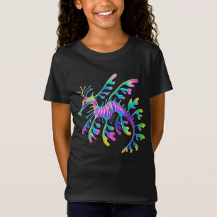 Neon-Seedrache – Surreale Ozeankunst T-Shirt