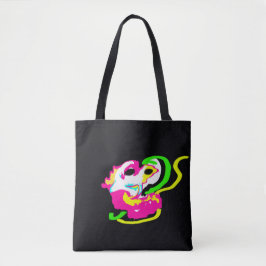 Neon-Seepferdchen-Felsen Tasche