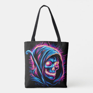 Neon Sensenmann Glow - Skull Bag Tasche