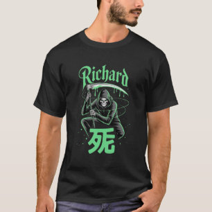 Neon Sensenmann Streetwear Grafik "Richard" T-Shirt