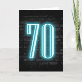 Neon Sign auf Brick Karte