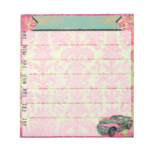 Neon Sinti und Roma Weekly Planner Notepad