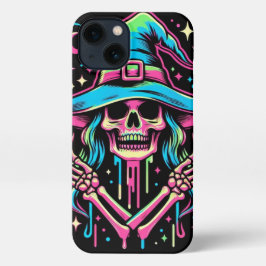 Neon Skelett, Halloween Phone Case iPhone Hülle