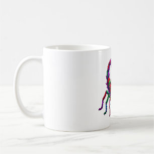 Neon Skorpion-Ausbruch Kaffeetasse