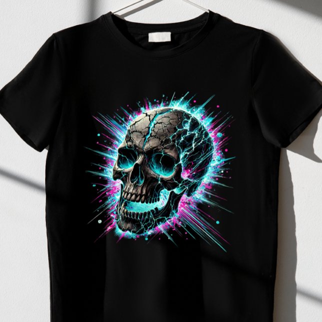 Neon Skull 2.0 T-Shirt (Von Creator hochgeladen)