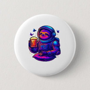 Neon Sloth � Don � nicht beeilen Essential T - Shi Button
