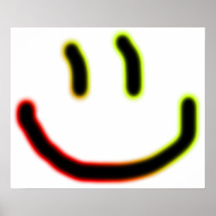 Neon Smile Poster
