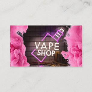 Neon Smoke Shop Carte de visite