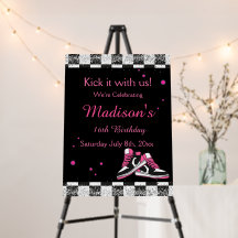 Neon Sneaker Birthday, Glitzer