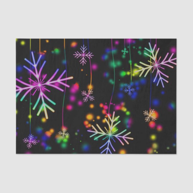 Neon Snow Seidenpapier (Vorderseite)