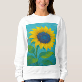 Neon Sonnenblume - Fett Natur in lebendigem Licht Sweatshirt