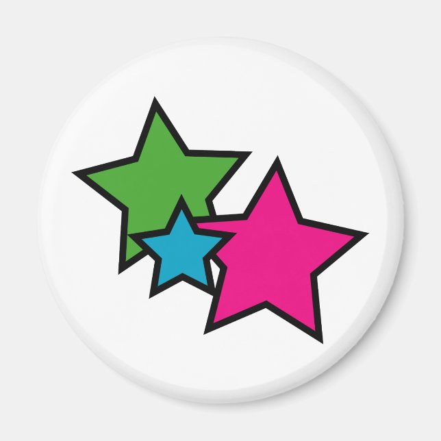 Neon Star Magnet (Devant)