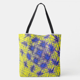 Neon Star Tote Tasche